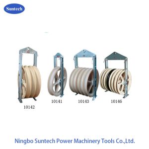 Quality 822mm MC Nylon Wire Conductor Stringing Pulley Blocks for sale
