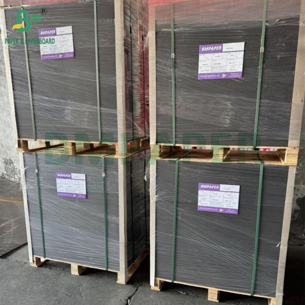 1.5mm 1200g 2mm 1600g Black Solid Board Double Sides Deep Black 70 X 100cm