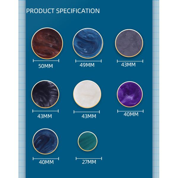 2 Inch 50mm 2 In 1 Colorful Backgammon Set , Marble Backgammon Checkers Set