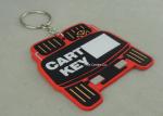 Stamping / Die Casting Rubber Key Chain , Design Your Own Custom Shaped