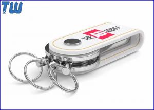 China USB 2.0 UDP Leather Keychain Flash Memory Drive 32GB USB Flash Drive on sale