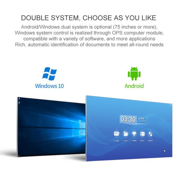 Conference Tablet Digital Touch Screen Interactive Whiteboard For Online Teaching