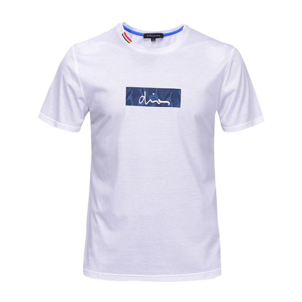 100% Cotton Men Polo Style T Shirt Custom Design Environmental Protection