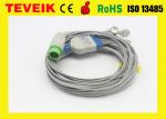 Teveik Factory Medical Kontron K2000 5 Leads Patient Monitor ECG Cable. Round