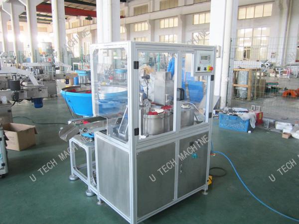 Buy Full Automatic Cap Assembly Machine / Bottle Filling And Capping Machine at wholesale prices