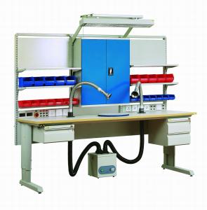 China Antistatic Electronic Assembly Workbench , Industrial Esd Safe Workbench on sale
