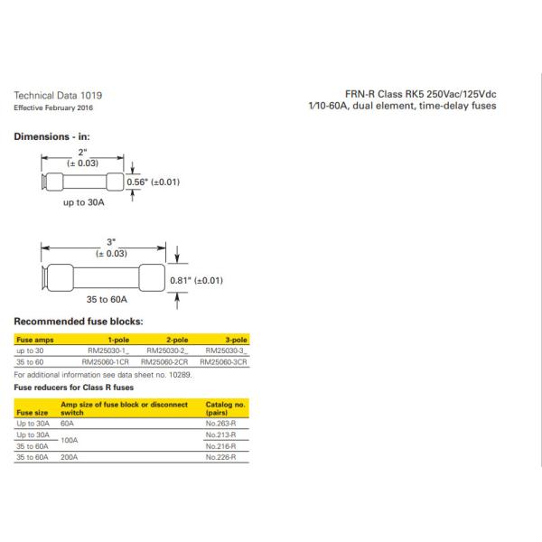 FRN-R-1/10 FRN-R-1 FRN-R-2 FRN-R-3 FRN-R-4 FRN-R-5 FRN-R-6 FRN-R-6-1/4 6.25A FRN-R-7 FRN-R-8 FRN-R-9 FRN-R-10