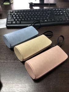 China 2019 new soft fake leather sunglass bag for sunglasses cover on sale