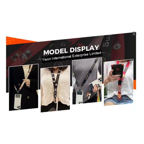 Personalized White Nylon Lanyard Strap Promotional Products Silkscreen Printing Logo