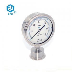 Quality 60kPa 3mm Dia Digital Gas Pressure Gauge Sanitary Diaphragm AFK for sale