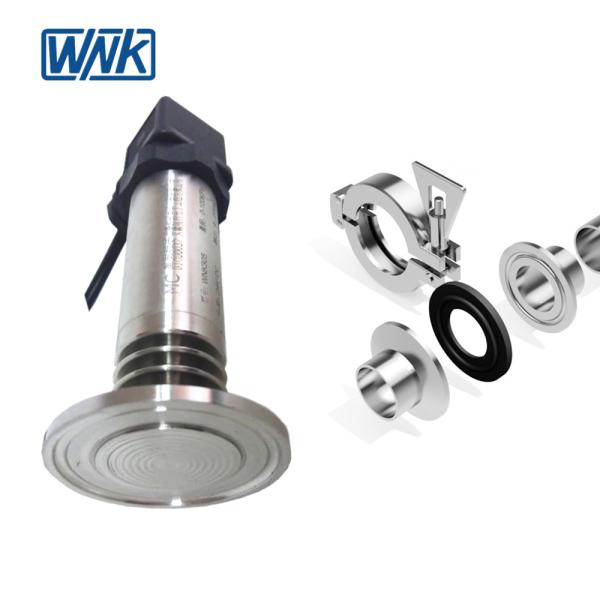 Food Grade Sanitary Flush Industrial Pressure Transmitter 4-20mA Output