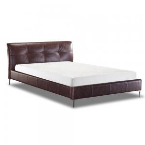 Quality Leather Boxspring Modern Queen Size Bed Wear Resistant Durable for sale