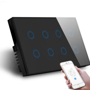 Quality 1000W WiFi RF Smart Switch 8 Gang for sale