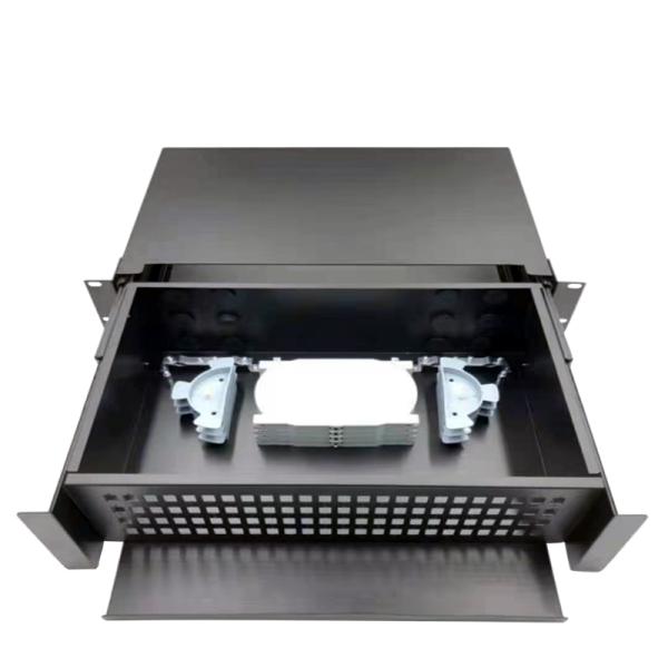 Data Center 19' 3U Rack Mount Fiber Patch Panel CRS Cold Rolled Steel