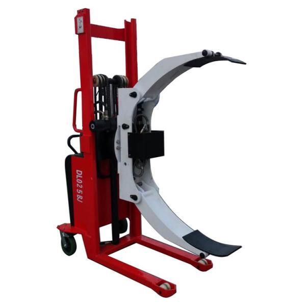 Semi Electric Roll Stacker With Clamp Rotated 90 180 360 Degree For Chemical Industry