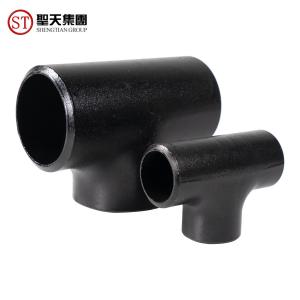 Quality Ss304 Thread Malleable Cast Iron Pipe Fitting Tee 100mm Size A105 for sale
