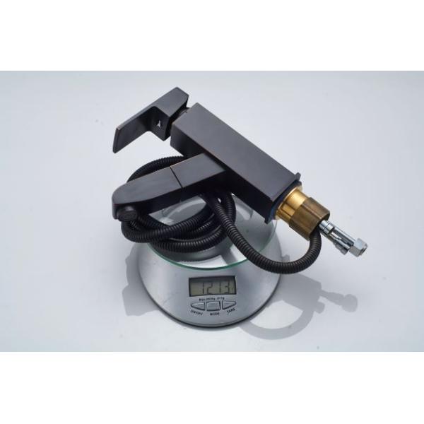 High Body Black Square Brushed ODM Vintage Bathroom Faucets