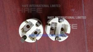 China GX9.5 / GY9.5 Halogen Lamp Base Electrical Ceramic Lighting Holder 250 Volt 2 A on sale