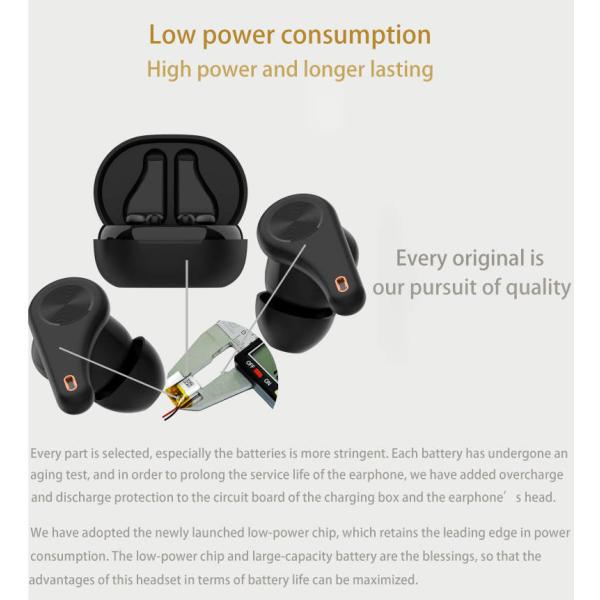 ANC True Wireless Earphones Noise Reduction Double Wireless Charging No Delay