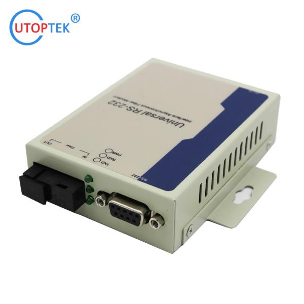 Buy RS232 DB9 to Fiber Modem SM Bidi SC/FC/ST 20km pair A+B Media Converter for contact closure alarm system using at wholesale prices