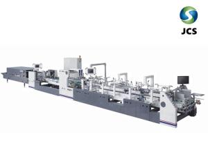 Quality 380v Carton Folding Gluing Machine With Plc Controller Frequency Conversion Type for sale