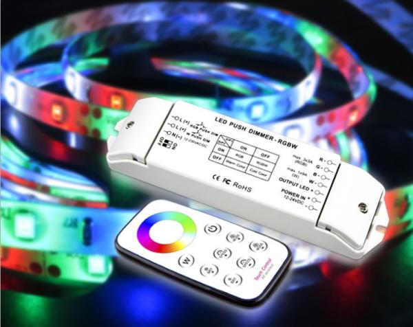 Buy Temperature Dimmable LED RGBW Controller  Multi Zone Control RGBW Wifi Controller at wholesale prices
