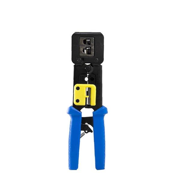Buy RJ11 RJ45 Pass Through Connector Crimping Tool UTP STP Lan Cable Computer Network at wholesale prices