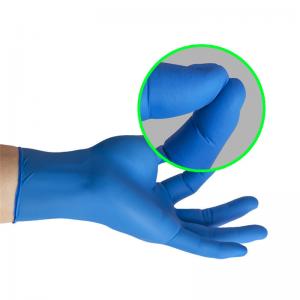 China Medical Grade Disposable Protective Gloves / Nitrile Disposable Glove Customized on sale