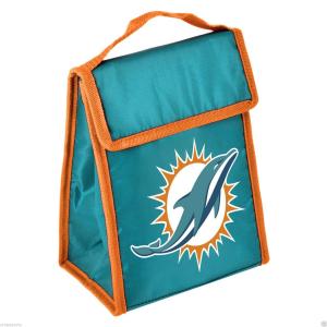China MIAMI DOLPHINS LUNCH BAG INSULATED SOFT SIDED COOLER TAILGATING NFL NEW on sale