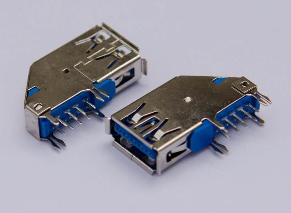 Buy High Speed Input Output Connectors Usb 3.0 Type A Connector 90° Dip Type at wholesale prices