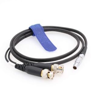 Quality Sound Devices XL-LB2 0B 5pin Right Angle to Double BNC Time Code Input Output Cable 60cm for sale