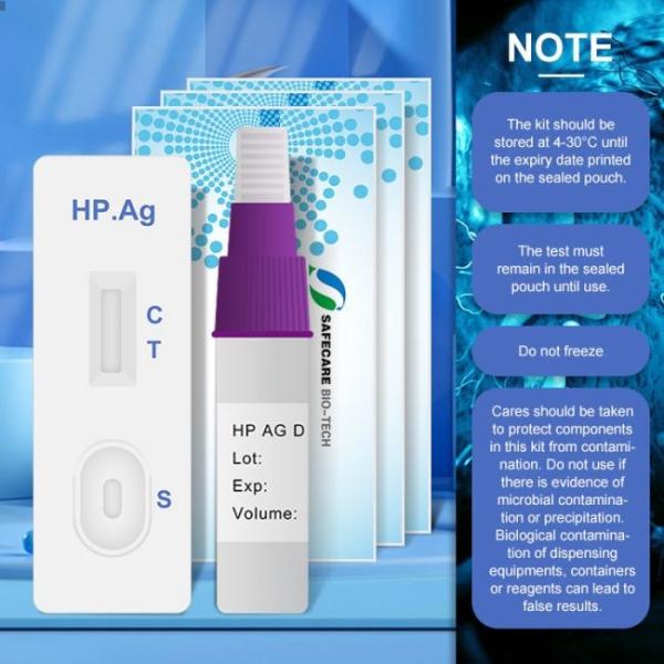 One Step H Pylori Antigen Test Kit 99% Accuracy Helicobacter Infectious Disease Test
