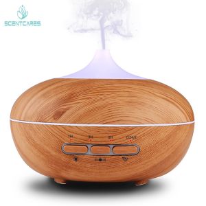 Quality Wood grain ultrasonic humidifier Factory price 210ml aroma diffuser for sale