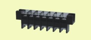 China Barrier terminal block 37S-13.0mm 1-15P 600V 50A barrier terminal block connector  37s black with cover barrier strip on sale
