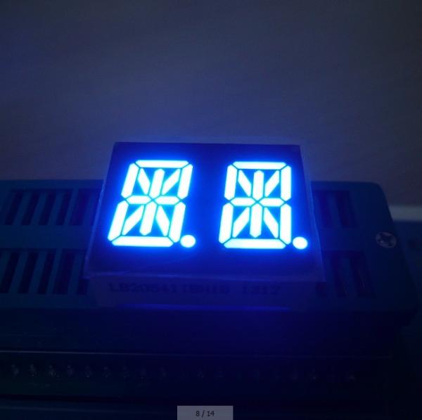 Buy 0.54" Alphanumeric LED Display Dual Digit 2 X 7 Segment Common Anode Ultra Bright Blue at wholesale prices