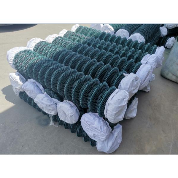 3mm Wire 60*60mm Opeing Twist Edge PVC Coated Chain Link Fence For Farm