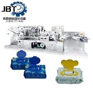 Biodegradable Automatic Folding Wet Wipes Machinery With PLC Controlled System
