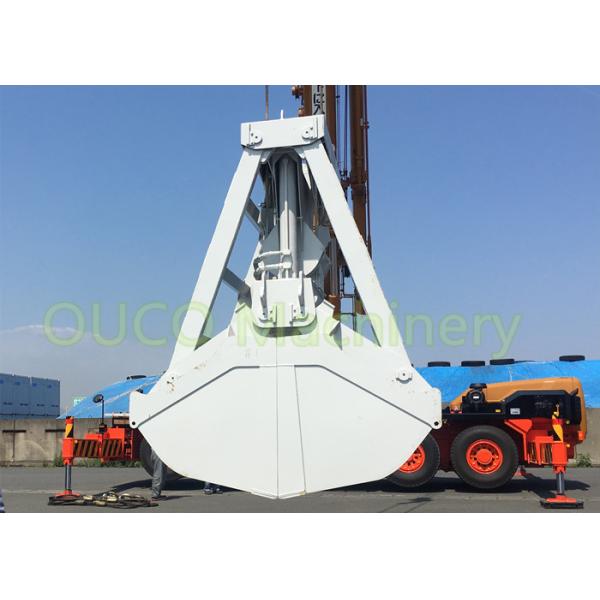 14cbm White Radio Remote Control Crane Grab Bucket
