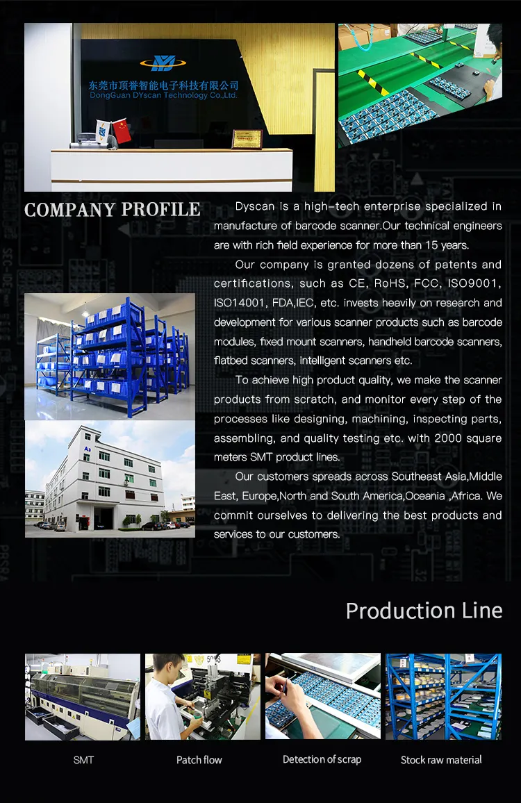 DS5220-1D USB Barcode Scanner 300 Scans/Sec 3mil Precision