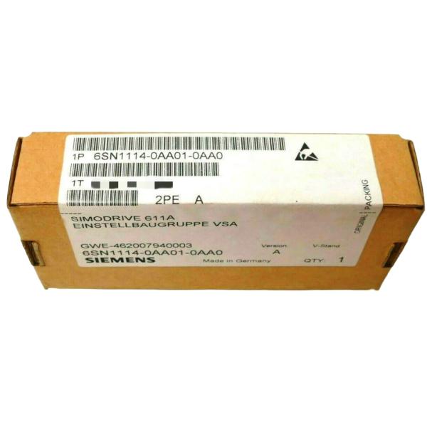 SIEMENS 6SN1114-0AA01-0AA0 SIMODRIVE 611 SETTING MODULE FOR CONTROL PLUG-IN UNIT