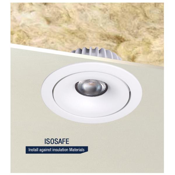 Aluminum COB LED Dimmable Downlight Multi Scene Flicker Free
