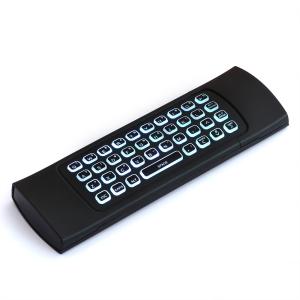 Quality Smart Tv Iptv Mx3 Air Mouse IR Remote Control With Backlit Keyboard for sale