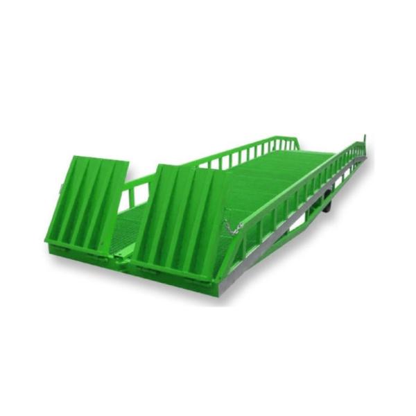 Buy Blue Hydraulic Container Loading Mobile Yard Ramp 6000Kg Loading Capacity at wholesale prices