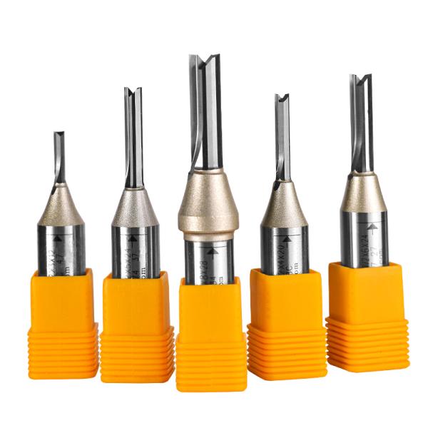 TiAIN 60HRC ARDEN Router Bit Plunge Router Bit Tipped Plunge Cutting Straight Router Bits