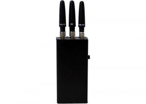 China Triple Bands Car Mobile Phone Signal Jammer Portable Handheld Size GPS / 3G on sale