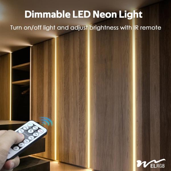 120leds Dimmable LED Strip 6000K Dimmable Led Rope Lights With Remote
