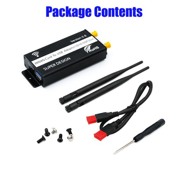 NGFF(M.2) To USB 3.0 Adapter With SIM Card Slot For WWAN/LTE/4G Module