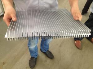 Quality 6061 T66 400MM Width Aluminum Extrusion Heat Sink CE SONCAP ISO RoHS TUV for sale