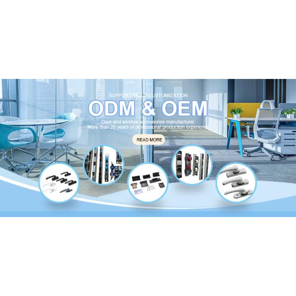 Aluminium Alloy Half Moon Shape Window Lock for Easy Installation on Door