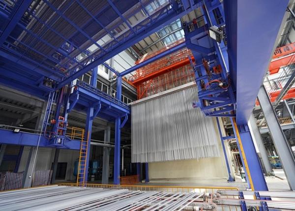 Buy Full-automatic Vertical Anodizing Production Line Customized  Voltage with 5000 Tons per month at wholesale prices